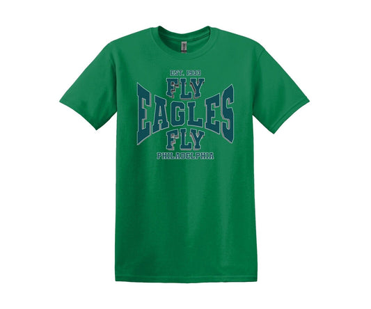 Fly Eagles Fly Men's Classic T-Shirt Ultra Cotton Kelly Green