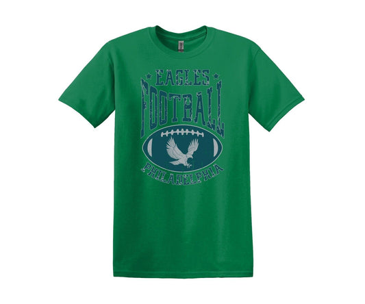Eagles Football Men's Classic T-Shirt Ultra Cotton Kelly Green