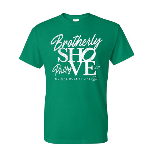 Brotherly Shove Eagles No One Does It Like Us Men's Classic T-Shirt Kelly Green